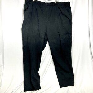 Men's NWOT Size 60 Black Twill Dress Pants by KingSize